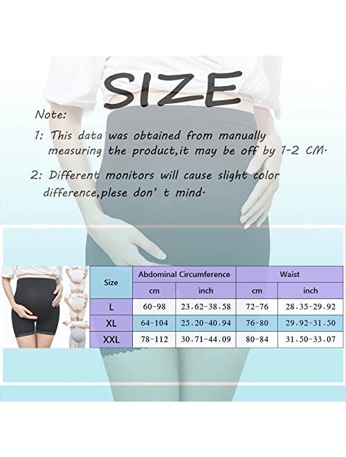 Wangpu Womens Maternity Shapewear High Waisted Mid Thigh Pettipant Seamless Soft Abdomen Vintage Sheer Nylon Panties