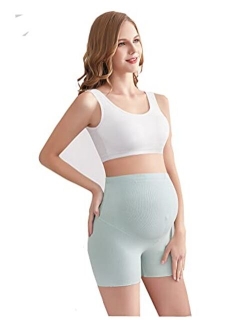 Niceful Maternity Shapewear for Belly Support, High Waisted Soft Mid-Thigh Underwear Pregnancy Pettipant