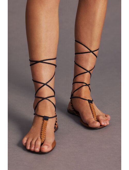 Buy Anthropologie Tie-Up Thong Sandals online | Topofstyle