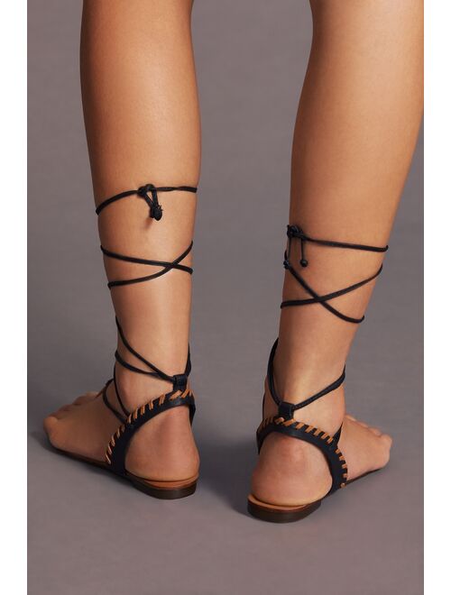 Buy Anthropologie Tie-Up Thong Sandals online | Topofstyle