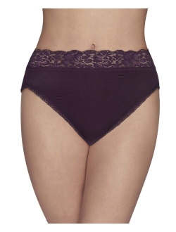 Women's Flattering Lace Hi-Cut Panty Underwear 13280, extended sizes available