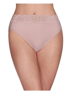 Women's Flattering Lace Hi-Cut Panty Underwear 13280, extended sizes available