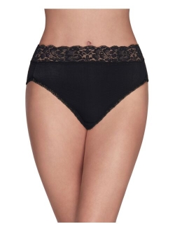 Women's Flattering Lace Hi-Cut Panty Underwear 13280, extended sizes available