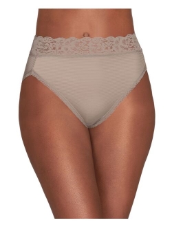 Women's Flattering Lace Hi-Cut Panty Underwear 13280, extended sizes available