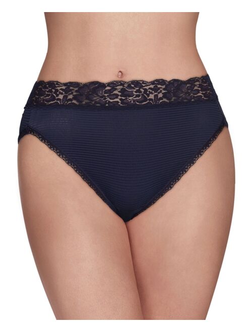 Vanity Fair Women's Flattering Lace Hi-Cut Panty Underwear 13280, extended sizes available