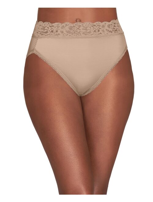 Vanity Fair Women's Flattering Lace Hi-Cut Panty Underwear 13280, extended sizes available