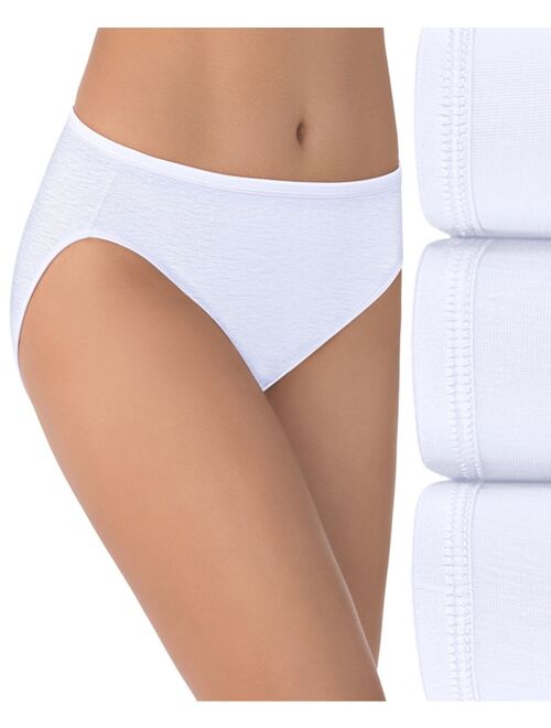 Vanity Fair Women's 3-Pk. Vanity Fair Illumination Hi-Cut Brief Underwear 13307