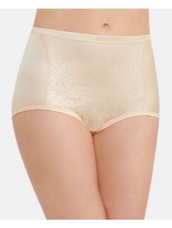 Women's Smoothing Comfort with Lace Brief Underwear