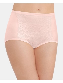 Women's Smoothing Comfort with Lace Brief Underwear