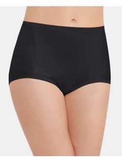 Women's Smoothing Comfort with Lace Brief Underwear