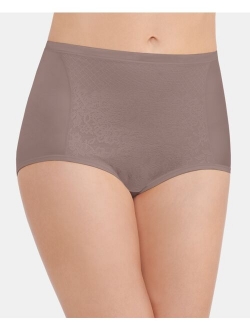 Women's Smoothing Comfort with Lace Brief Underwear