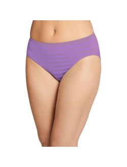 Seamfree Matte and Shine Hi-Cut Underwear 1306, Extended Sizes