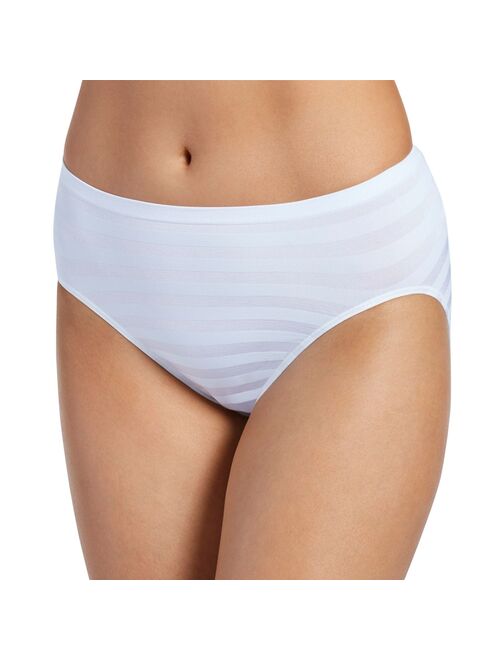 Jockey Seamfree Matte and Shine Hi-Cut Underwear 1306, Extended Sizes