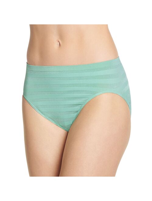 Jockey Seamfree Matte and Shine Hi-Cut Underwear 1306, Extended Sizes