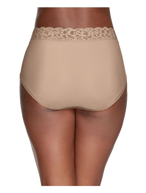 Vanity Fair Flattering Lace Stretch Brief Underwear 13281, also available in extended sizes