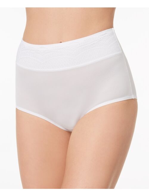 Warner's No Pinching No Problems Lace-Waist Brief Underwear RS7401P