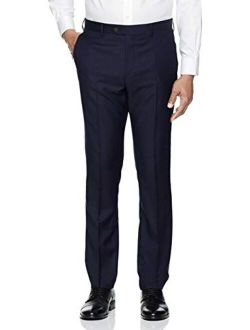 GN GIORGIO NAPOLI Men's Flat Front Suit Separates Dress Pant Classic Modern Fit