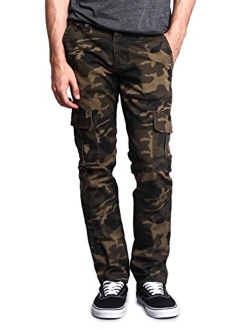 Victorious Mens Camouflage Skinny Fit Jeans