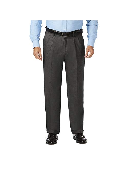 J.M. Haggar Men's Classic Fit Pleat Front Dress Pant Regular and Big & Tall Sizes