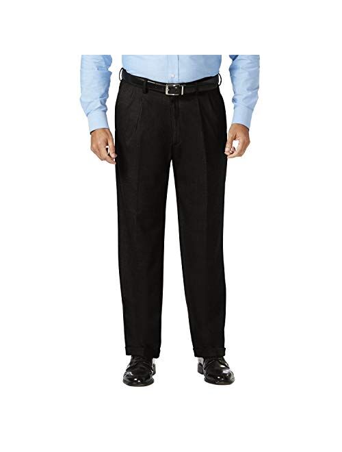 J.M. Haggar Men's Classic Fit Pleat Front Dress Pant Regular and Big & Tall Sizes