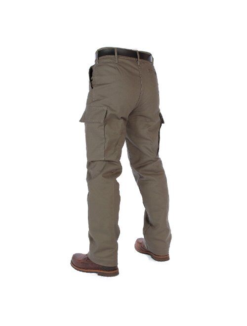 Mil-Tec Olive Green Moleskin Thermal Trousers