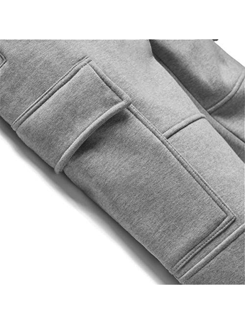 XueYin Men's Joggers Pants with Deep Pockets Athletic Loose-fit Sweatpants for Workout