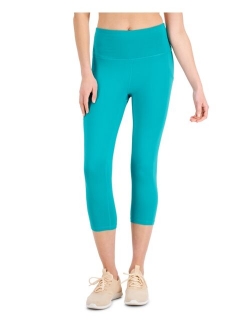 ID Ideology Women's Compression High-Rise Side-Pocket Cropped Leggings, Regular & Petite, Created for Macy's