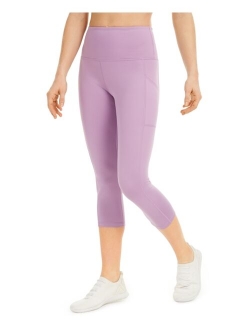 ID Ideology Women's Compression High-Rise Side-Pocket Cropped Leggings, Regular & Petite, Created for Macy's