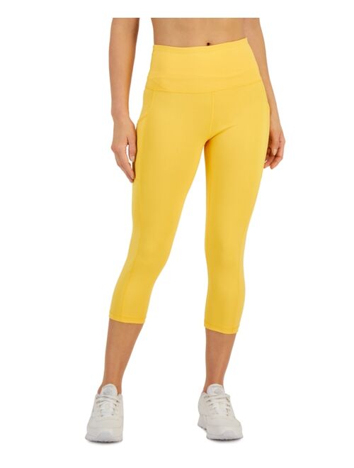 ID Ideology Women's Compression High-Rise Side-Pocket Cropped Leggings, Regular & Petite, Created for Macy's