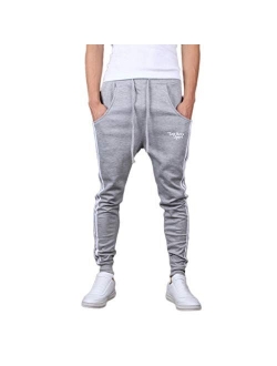 Stoota 2021 Fashion Men's Casual Solid Loose Patchwork Color Sweatpant Trousers Jogger Pants