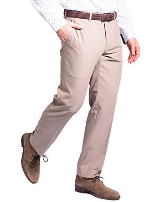 Craft & Soul Men's Slim Fit Stretch Poplin Dress Pant