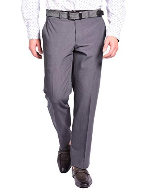 Craft & Soul Men's Slim Fit Stretch Poplin Dress Pant