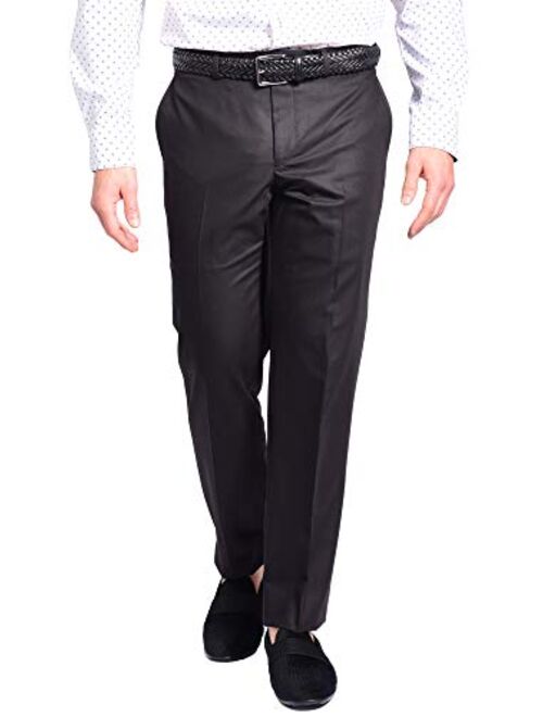 Craft & Soul Men's Slim Fit Stretch Poplin Dress Pant