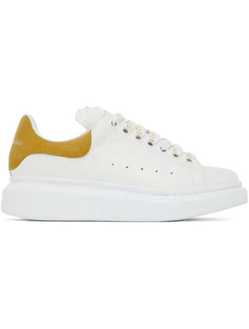 Alexander McQueen White & Yellow Oversized Sneakers