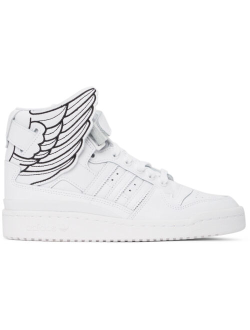 adidas Originals White Jeremy Scott Edition Wings 4.0 Sneakers