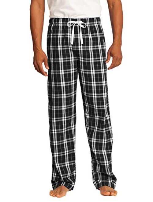 District Men's Young Flannel Plaid Pant