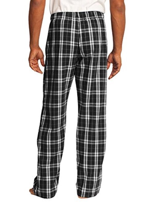 District Men's Young Flannel Plaid Pant