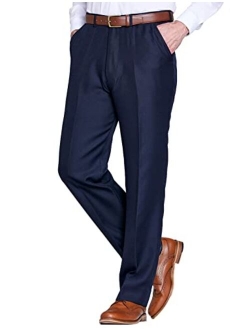 Chums | Mens | HIGH-Rise Trousers Poly Twill Pants with Stretch Waist |