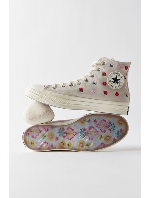 Converse Chuck 70 Floral Embroidery High Top Sneaker