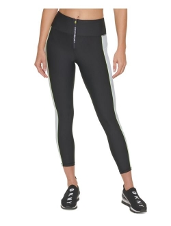 Sport Women's Colorblocked Zip-Front 7/8 Leggings