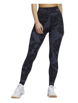 Women's Optime Flower Training 7/8 Leggings