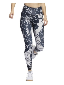 Women's Optime Flower Training 7/8 Leggings