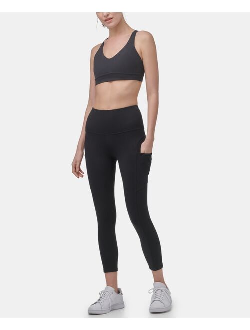 Marc New York Performance Women's Cotton-Spandex with Side Pockets Legging