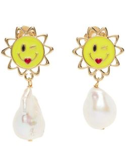 Safsafu Yellow Sun Earrings