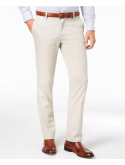 Men's Signature Lux Cotton Slim Fit Stretch Khaki Pants