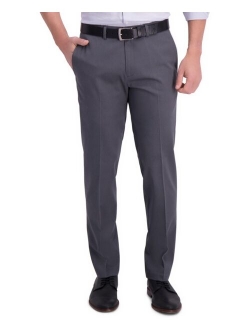 Mens Iron Free Premium Khaki Straight-Fit Flat-Front Pant