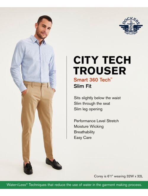 Dockers Men's Slim-Fit City Tech Trousers