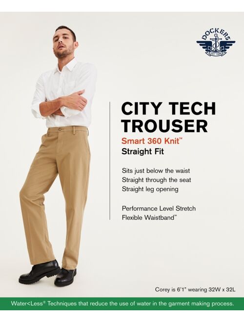 Dockers Men's Straight-Fit City Tech Trousers