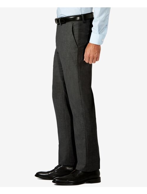 J.M. Haggar Slim Fit 4-Way Stretch Flat Front Dress Pants