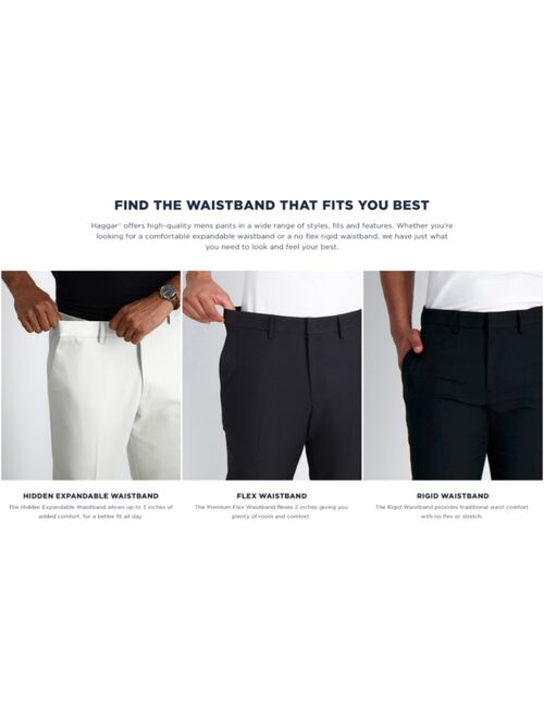 Haggar Cool Right Performance Flex Classic Fit Flat Front Pant